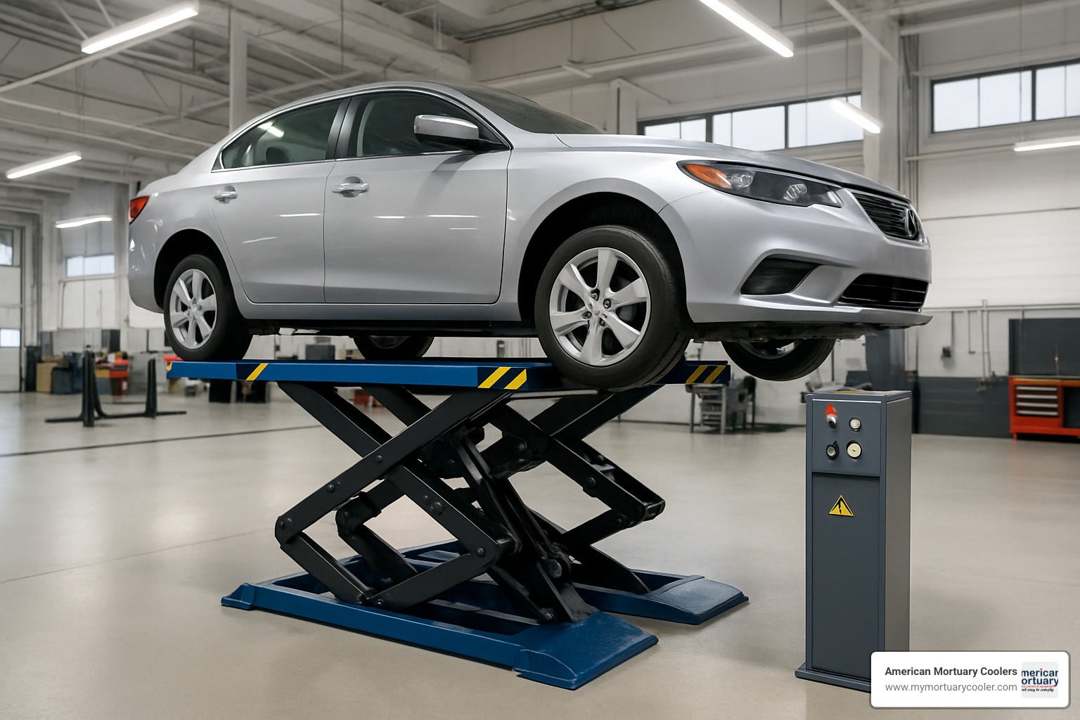 An Essential Guide to Choosing the Best Auto Scissor Lift - American Mortuary Coolers & Equipments An Essential Guide to Choosing the Best Auto Scissor Lift - American Mortuary Coolers & Equipments